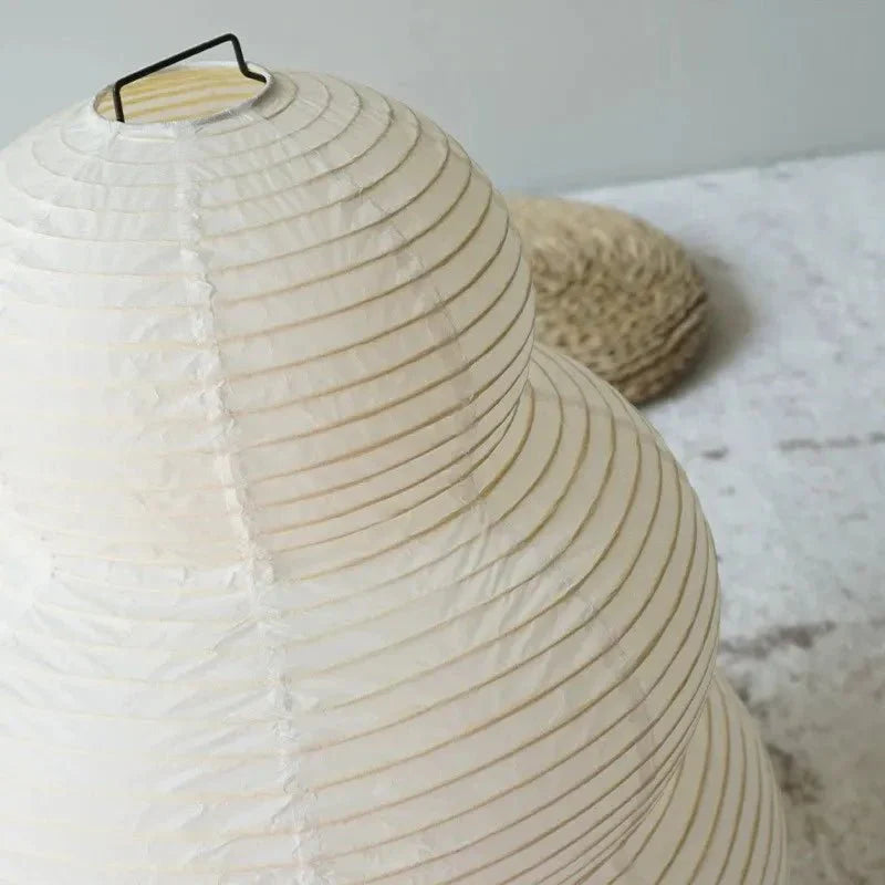 Erosia – Lampadaire artistique Wabi-Sabi en papier de riz avec pied réglable