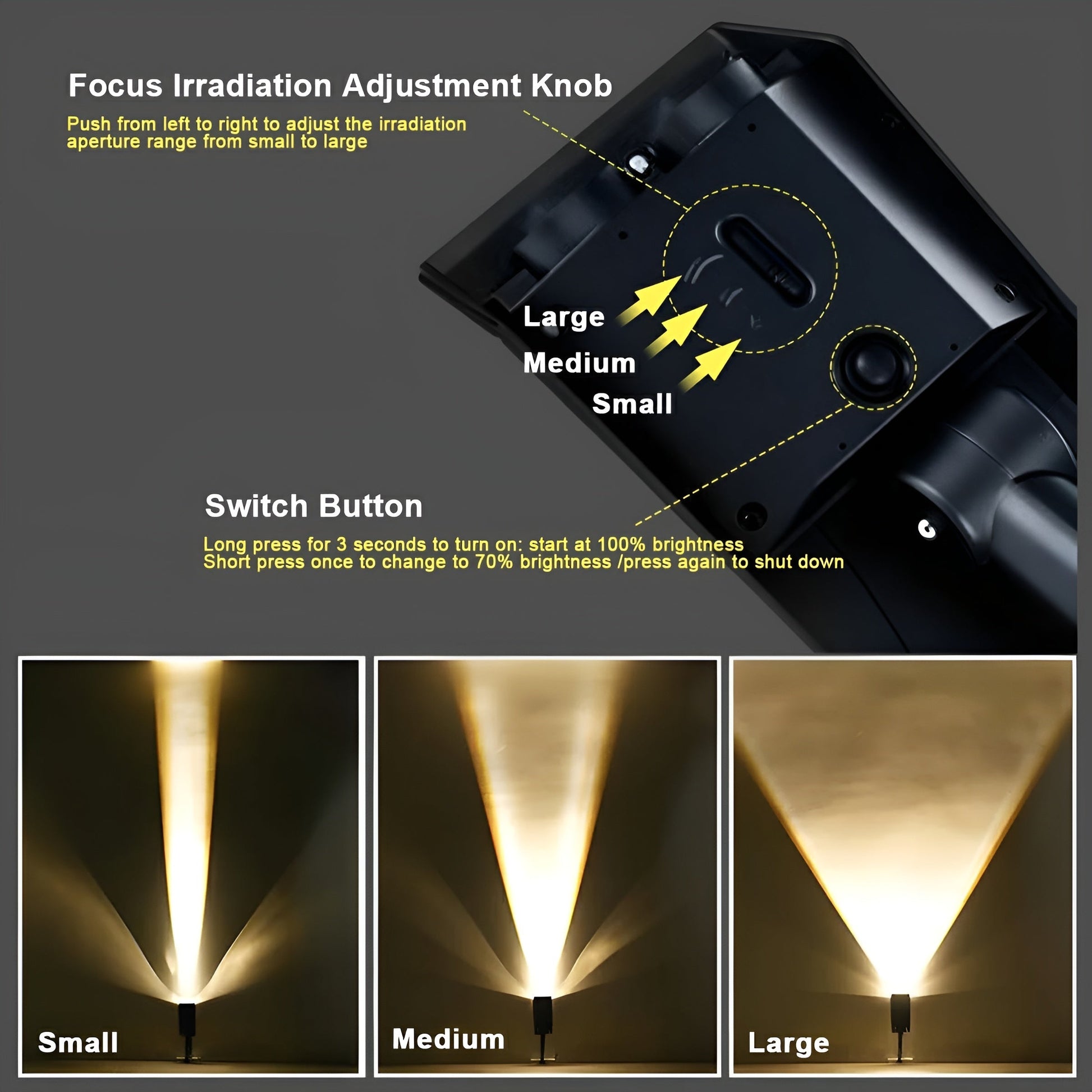 Adjustable Solar Outdoor Spotlight LED Landscape Garden Light - Image 9