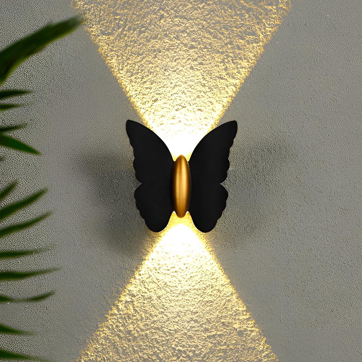 Velorien – Applique murale extérieure contemporaine LED silhouette animale