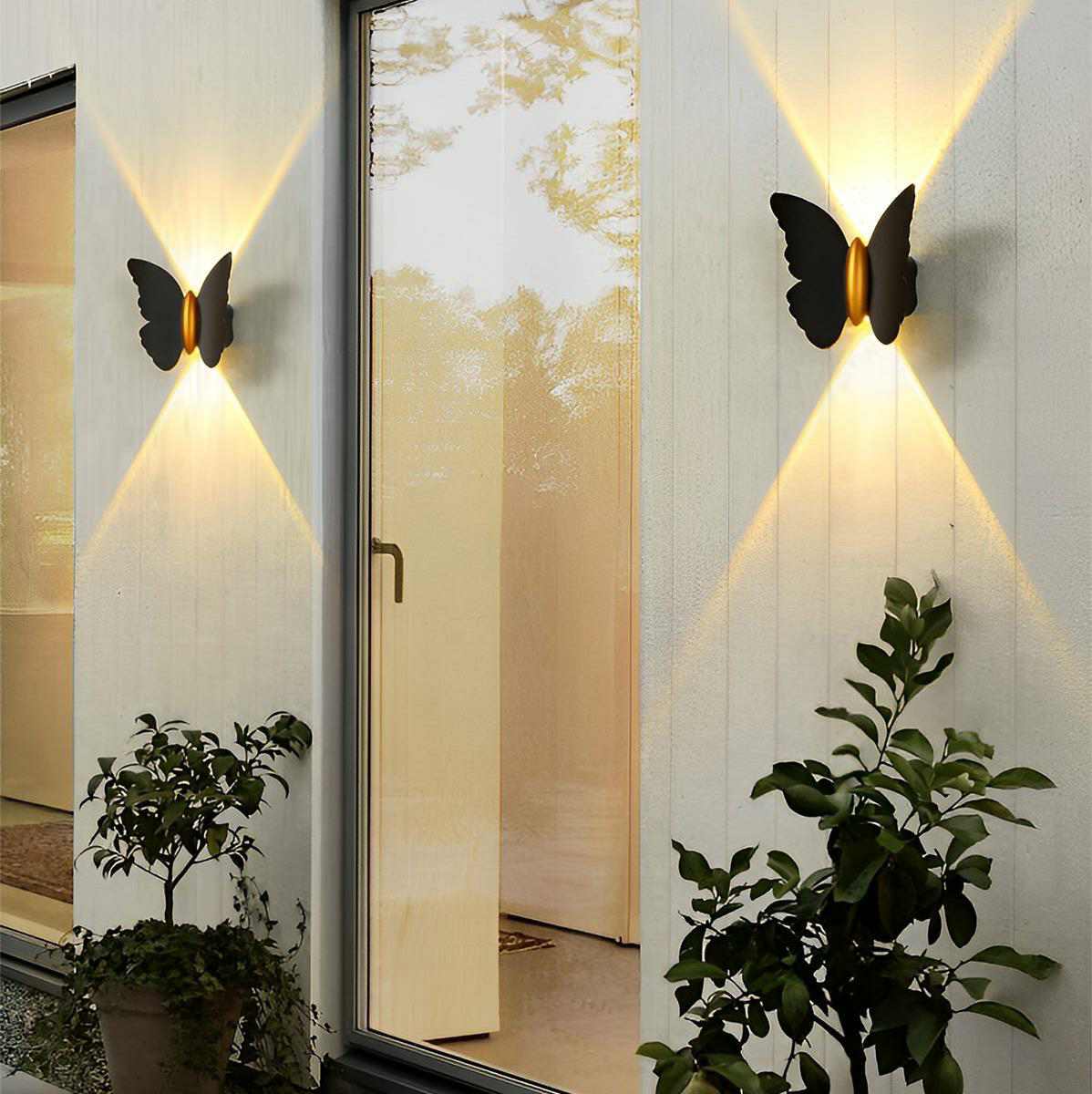 Velorien – Applique murale extérieure contemporaine LED silhouette animale