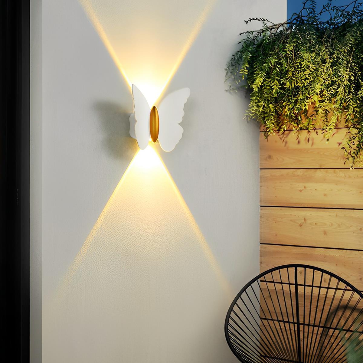 Velorien – Applique murale extérieure contemporaine LED silhouette animale