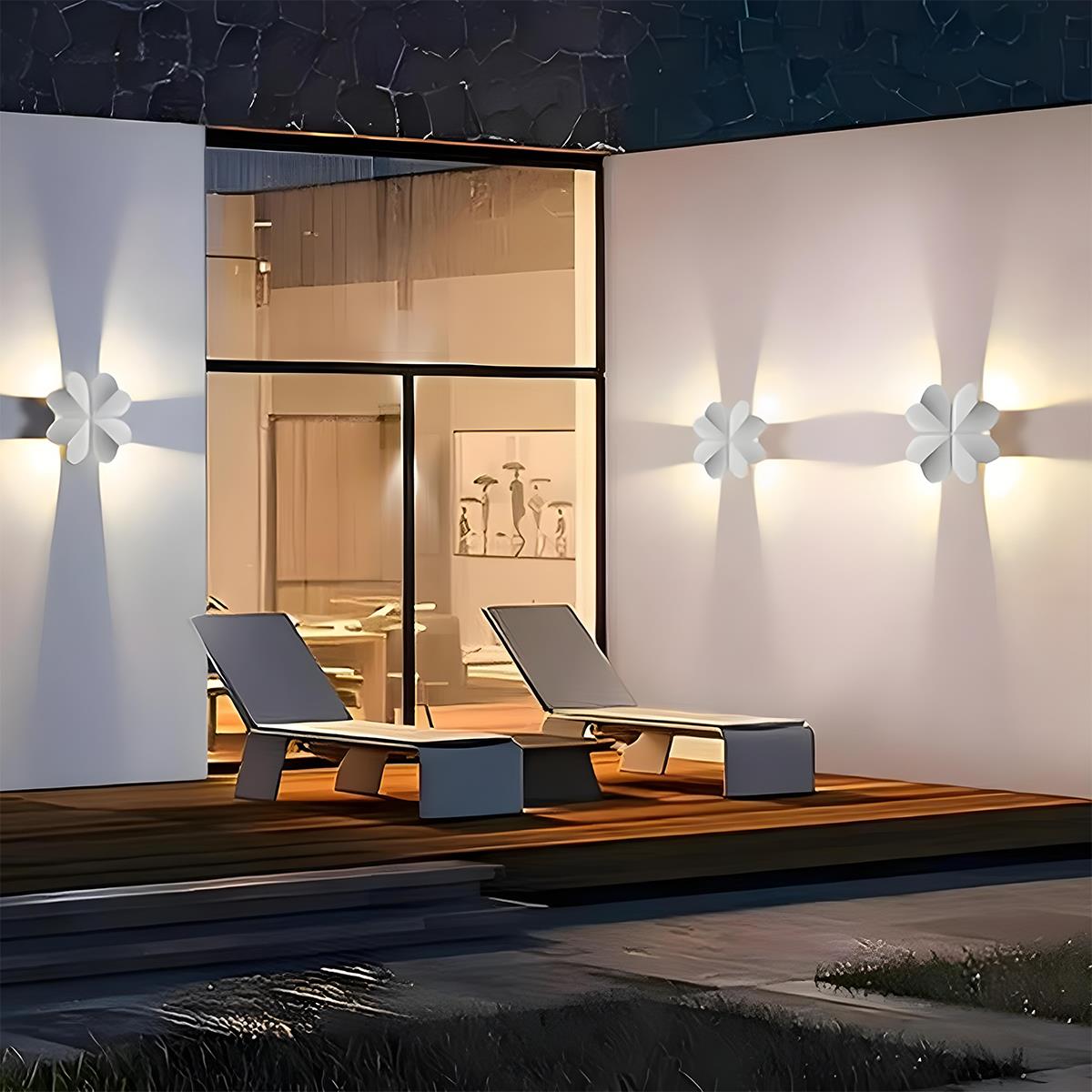 Velorien – Applique murale extérieure contemporaine LED silhouette animale