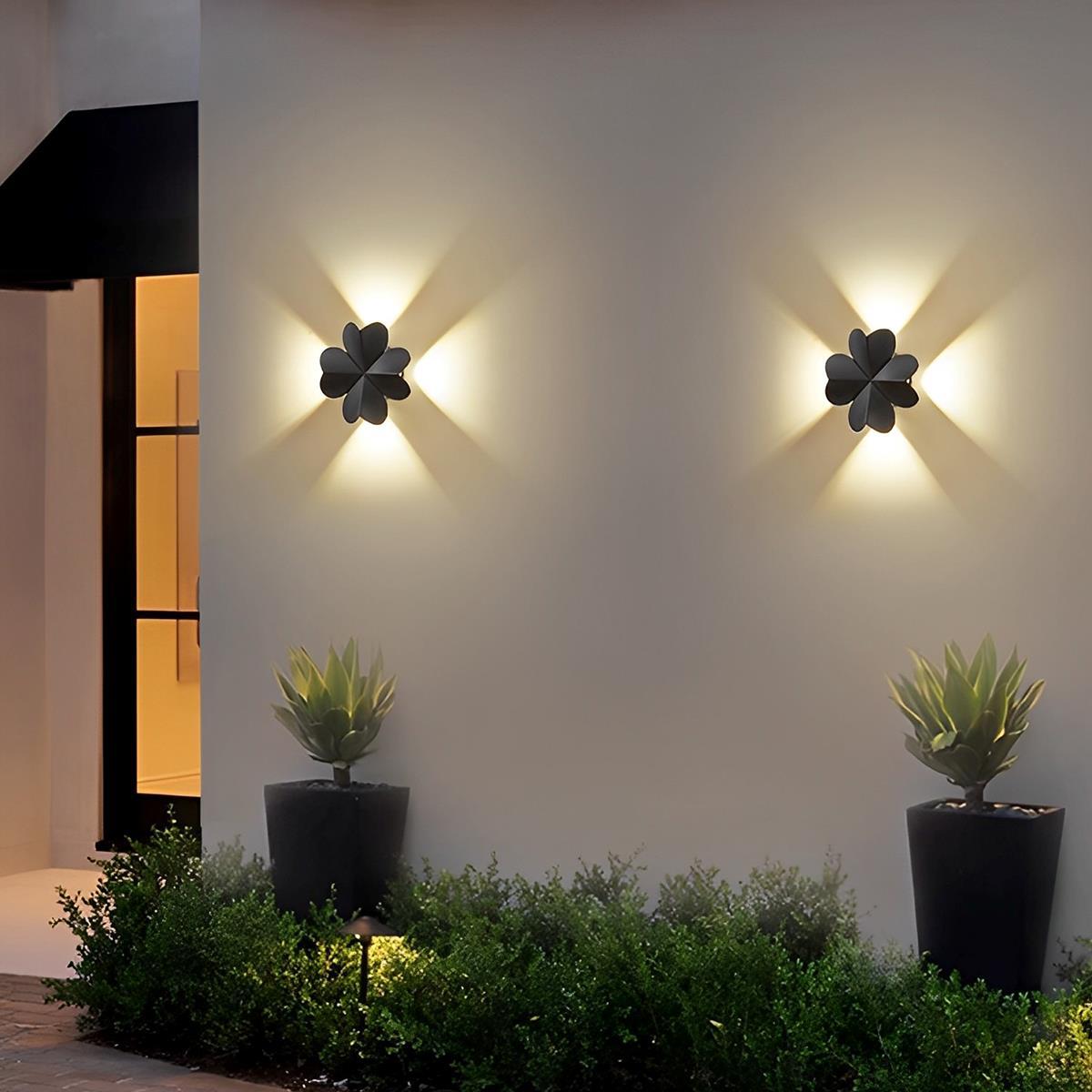 Velorien – Applique murale extérieure contemporaine LED silhouette animale
