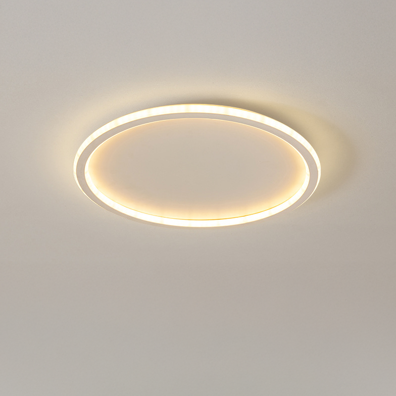 Scandinavian Round LED Flush Mount Ceiling Lamp - Image 9