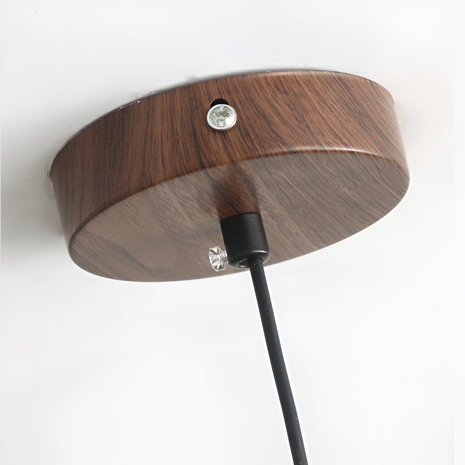 Browen - Lampada a sospensione a cupola in legno