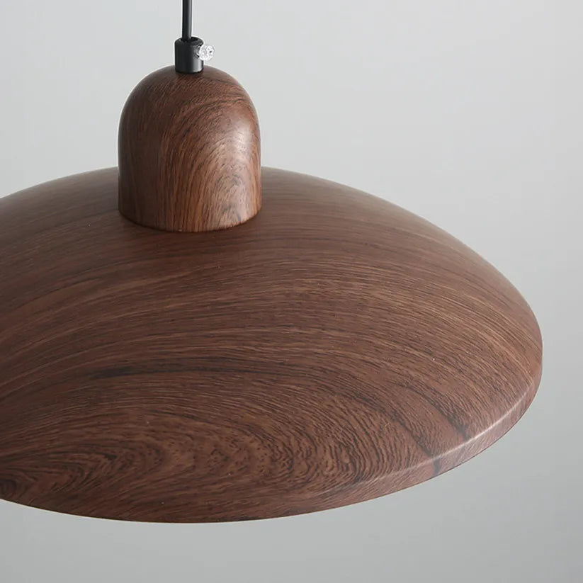 Browen - Lampada a sospensione a cupola in legno